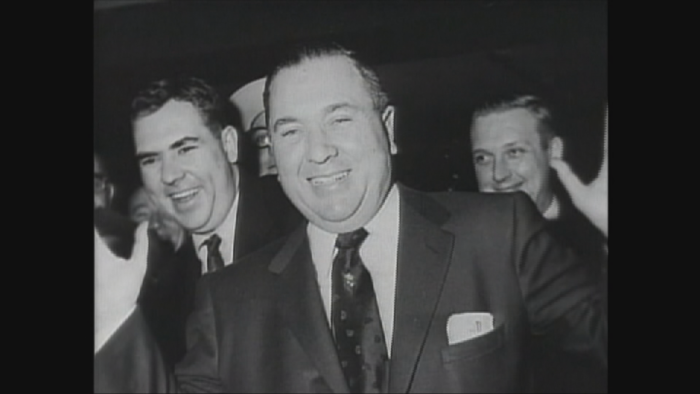 Richard J. Daley, who rose through the ranks of power in the Democratic Party until ultimately ascending to Mayor of Chicago in 1955. He died in office in 1976.