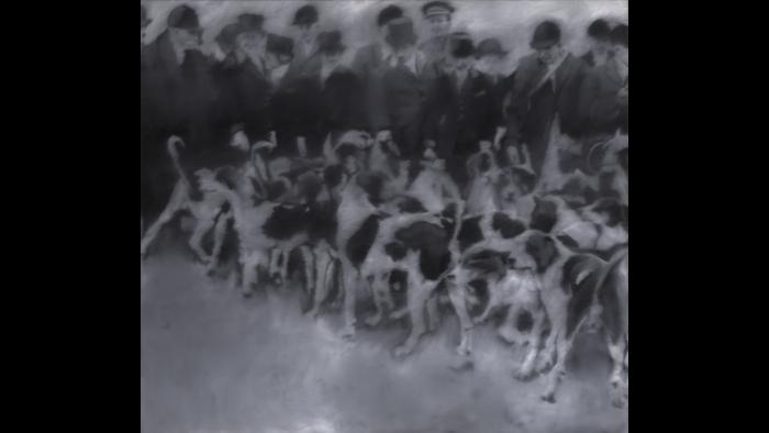 Gerhard Richter. Hunting Party, 1966. (Courtesy of the Art Institute of Chicago, Gift of Edlis/Neeson Collection)