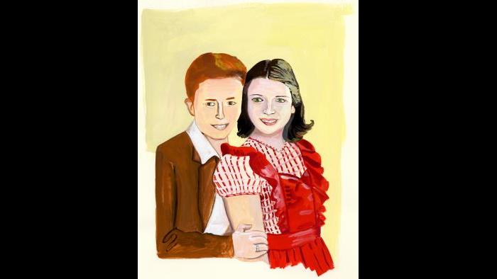 Maira Kalman, “Ruth as a Young Girl,” 2009. © Maira Kalman. Courtesy Julie Saul Gallery, New York.