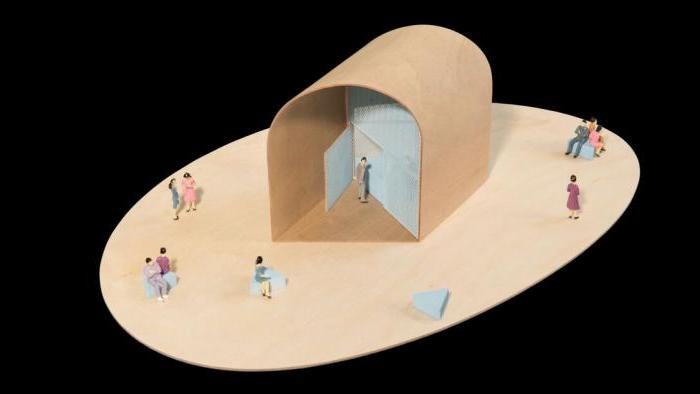 Kiosk by Preissner, Andersen and the University of Illinois at Chicago.