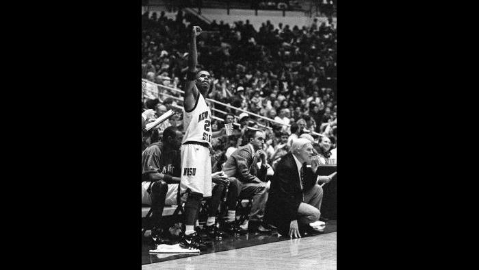 Shawn Harrington and Rus Bradburd (Credit: NMSU and Dennis Daily)