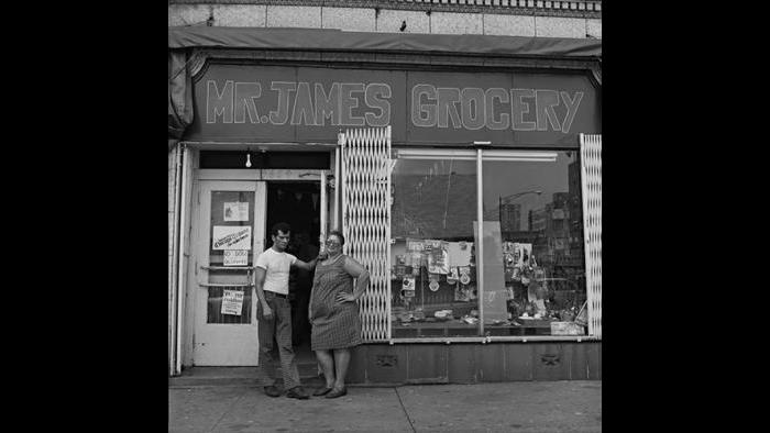 Shop owners, Uptown 1978/79 (David Gremp)