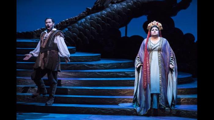Stefano La Colla and Amber Wagner in “Turandot” (Courtesy of Lyric Opera Chicago)