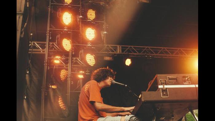 Tobias Jesso Jr. performs at Pitchfork in 2015. (Kristina Pedersen / Pitchfork)