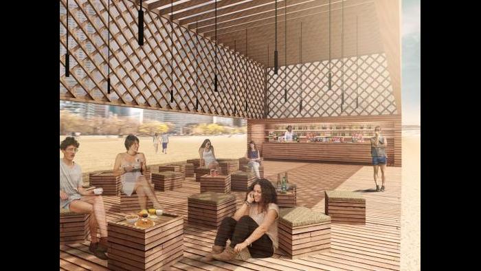 Kiosk design finalist by TRU Architekten.