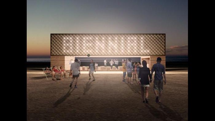 Kiosk design finalist by TRU Architekten.