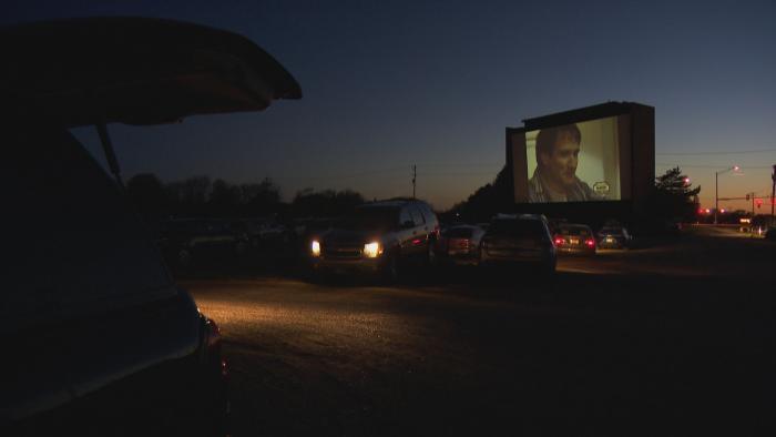 Opening night at the McHenry Outdoor Theater. (WTTW News)
