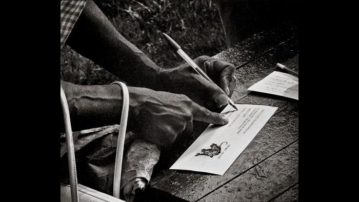 The First Black Panther Party Ballot. (Maria Varela)