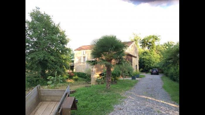 The converted water mill where David, his wife Michele, and daughter Charlotte lived in Plaisance du Gers, Gascony. (Courtesy David McAninch)