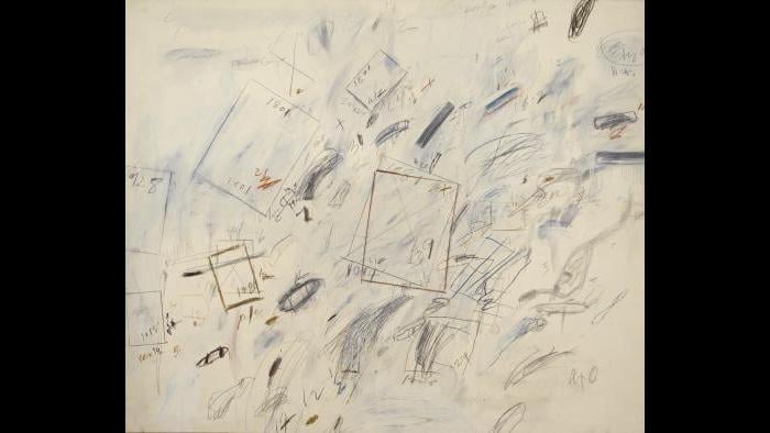 Cy Twombly. Untitled (Bolsena), 1969. (Courtesy of the Art Institute of Chicago, Gift of Edlis/Neeson Collection) 