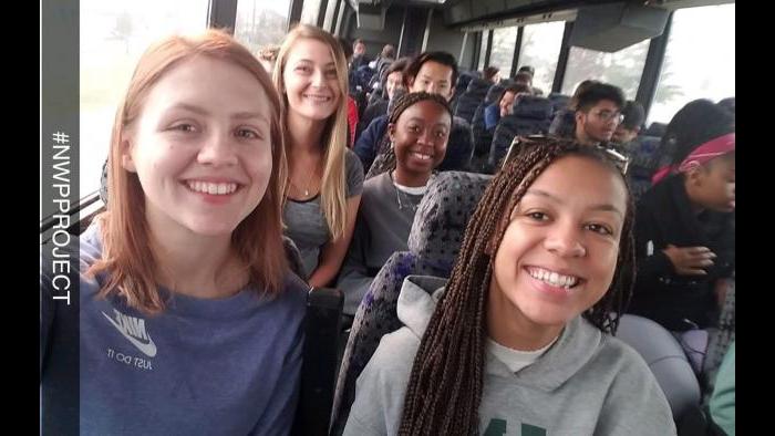 UIC students in route to Kugaaruk, a hamlet in Canada, before departing.