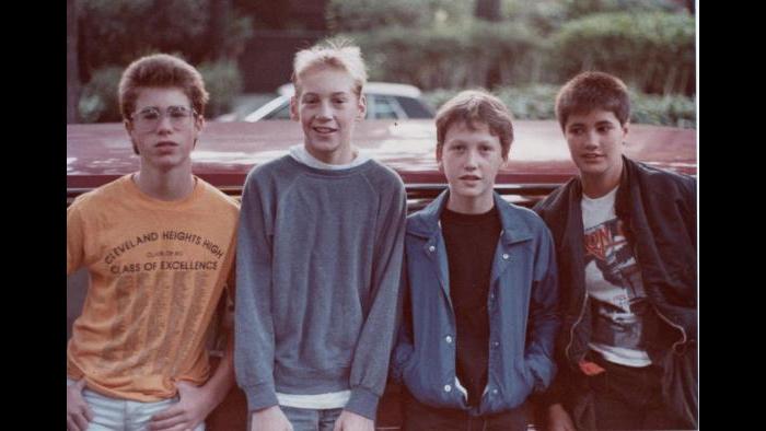 The Chicago band Verboten in the 1980s. (Courtesy of Jason Narducy)