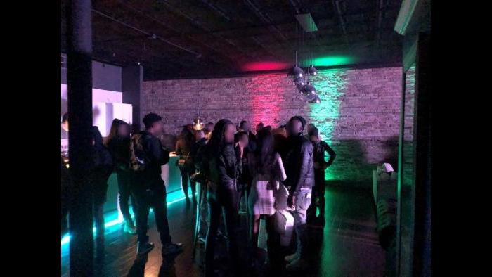 A large party billed as “Wicker Loft,” was shut down early Saturday, Dec. 5, 2020, city officials said. (Courtesy City of Chicago)