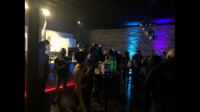 A large party billed as “Wicker Loft,” was shut down early Saturday, Dec. 5, 2020, city officials said. (Courtesy City of Chicago)