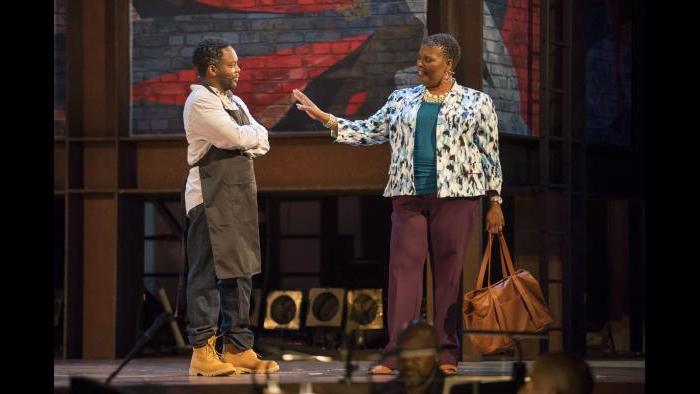 Will Liverman and Angela Brown. (Credit: Todd Rosenberg)