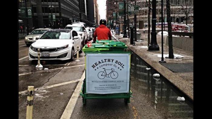 Cycling in the Loop during winter. (Courtesy Jonathan Scheffel)