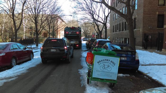 Making a pickup in winter. (Courtesy Jonathan Scheffel)