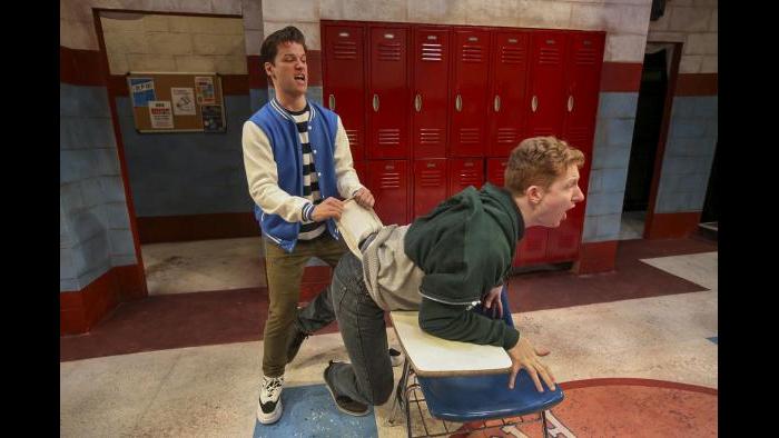 Ty Fanning, left, and MacGregor Arney in “Teenage Dick.” (Photo credit: Charles Osgood)
