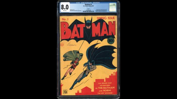 Batman 1 CGC 8.0 $1,000,000.00 Larson Pedigree (Courtesy Vincent Zurzolo)