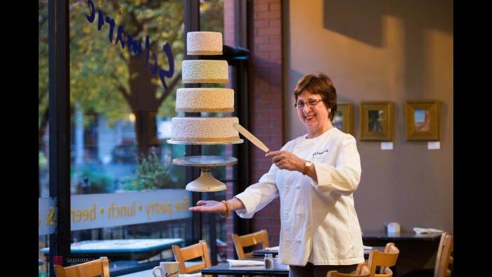 Birgit Kobayashi co-owner of Café Selmarie (Kentaro Yamada)