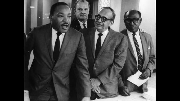 With Martin Luther King Jr. (Courtesy of Timuel Black and the Vivian G. Harsh Research Collection)