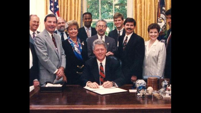 Bill Clinton and David Orr (Courtesy David Orr)