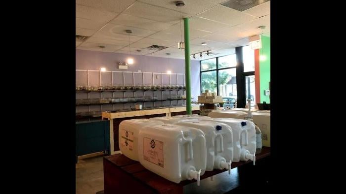 Inside Eco & the Flamingo in Lincoln Square. (Courtesy of owners Bethany Barbouti and Jackie MacCartie)