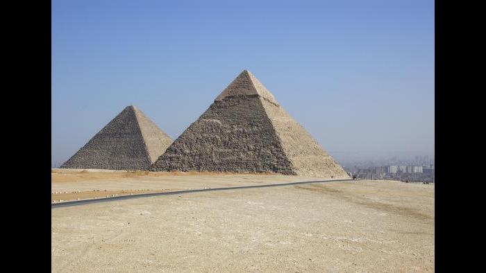 The Great Pyramid of Giza in Egypt is one of the Seven Wonders of the Ancient World and stands at 455 feet. (Keith Yahl / Flickr)