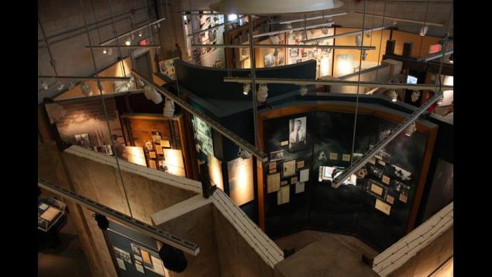 Exposed view of museum exhibitions (Chloe Riley)