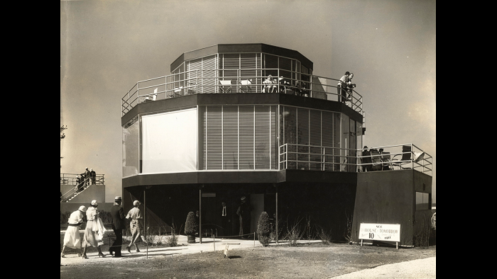House of Tomorrow as it looked at 1933 Century of Progress World’s Fair.