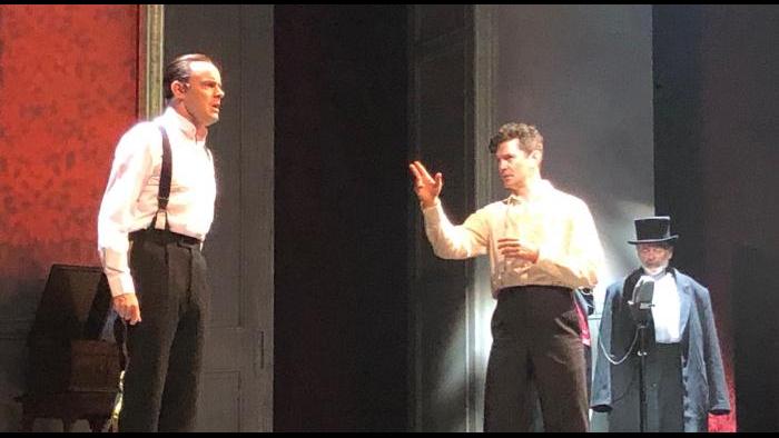 Rehearsals for “The King’s Speech” at Chicago Shakespeare Theater.