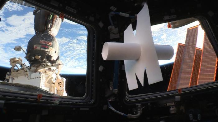 Eduardo Kac's "Inner Telescope" took 10 years to design and conceive. It's currently aboard a space station, in the fifth month of a six month mission. (Courtesy of Eduardo Kac)