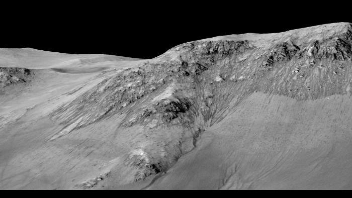 RSL at Horowitz Crater. Photo by NASA/JPL-Caltech/University of Arizona