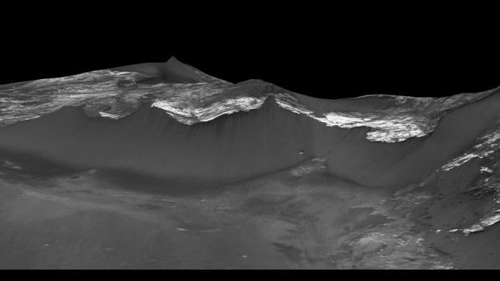 RSL in Coprates Chasma. Photo by NASA/JPL-Caltech/University of Arizona