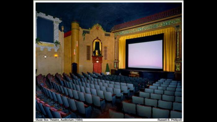 The Music Box Theatre auditorium, 1984. (Courtesy of Music Box Theatre)