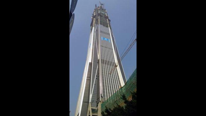 The Ping An Finance Center in Shenzhen, China, is under construction and is expected to be the fourth tallest building in the world once finished. (Jay Sterling Austin / Flickr)