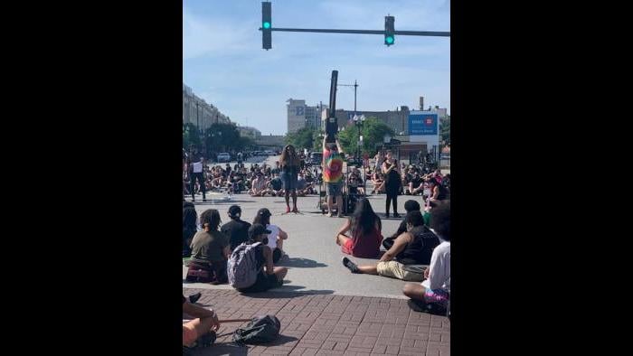 Reclaim Pride event on Sunday, June 28, 2020. (Courtesy Ashabi Owagboriaye)