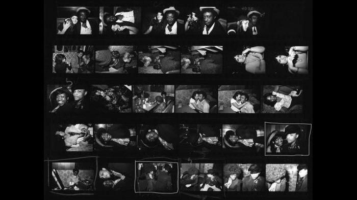 A contact sheet of photos by Abramson. (Michael L. Abramson)