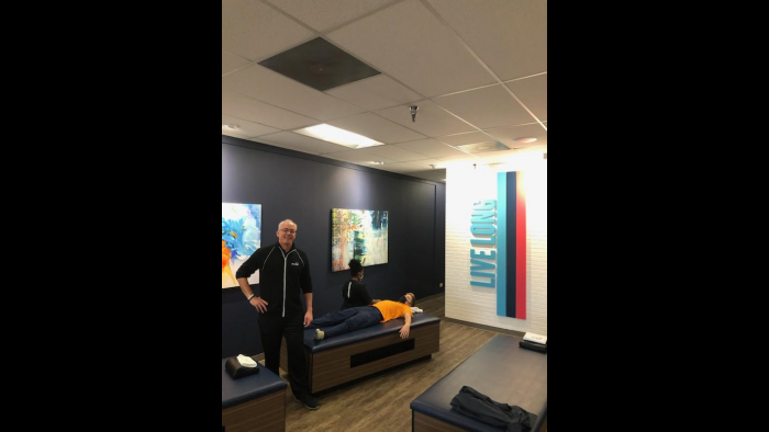 Inside StretchLab in Willowbrook. (Courtesy of Jay Aldrich)