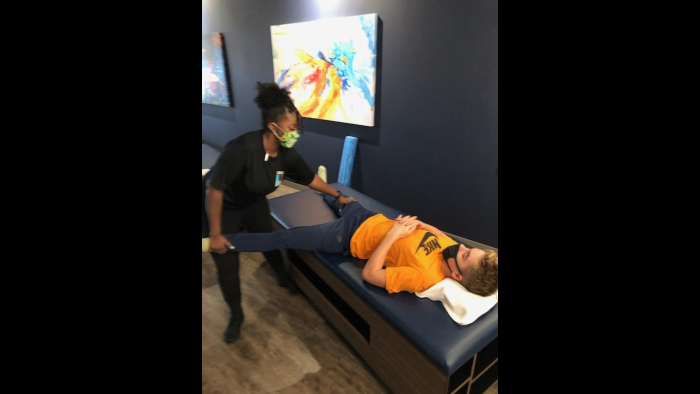 Inside StretchLab in Willowbrook. (Courtesy of Jay Aldrich)