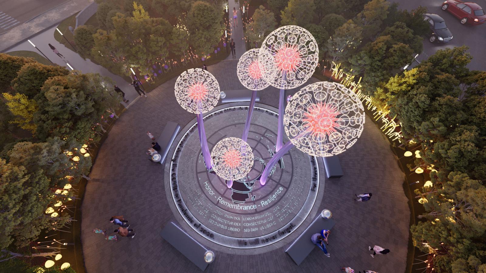 (Courtesy of the COVID-19 Monument Commission)