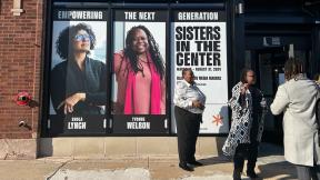Yvonne Welbon, founder and CEO of Sisters in Cinema, has been documenting the history of Black women filmmakers for decades. Sisters in Cinema has grown from an online database to the Sisters in Cinema Media Arts Center, 2310 E. 75th St. (Blair Paddock / WTTW News)