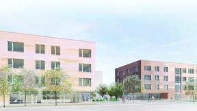 A rendering of the proposed apartment complex near Lawrence and Austin avenues in Jefferson Park. (Credit: Full Circle Communities) A rendering of the proposed apartment complex near Lawrence and Austin avenues in Jefferson Park. (Credit: Full Circle Communities)