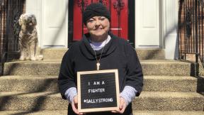 This March 26, 2018 photo provided by Ashley Atwater shows her mother, Sally Atwater, outside her home in the Georgetown area of Washington, a few days after leaving the hospital. (Courtesy Ashley Atwater via AP) This March 26, 2018 photo provided by Ashley Atwater shows her mother, Sally Atwater, outside her home in the Georgetown area of Washington, a few days after leaving the hospital. (Courtesy Ashley Atwater via AP)
