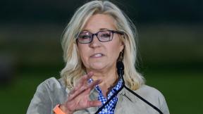 Rep. Liz Cheney, R-Wyo., speaks Tuesday, Aug. 16, 2022, at an Election Day gathering in Jackson, Wyo. Challenger Harriet Hageman has defeated Cheney in the primary. (AP Photo / Jae C. Hong) Rep. Liz Cheney, R-Wyo., speaks Tuesday, Aug. 16, 2022, at an Election Day gathering in Jackson, Wyo. Challenger Harriet Hageman has defeated Cheney in the primary. (AP Photo / Jae C. Hong)