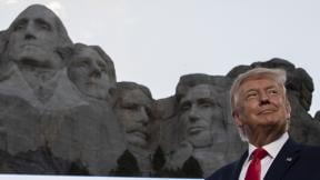 President Donald Trump smiles at Mount Rushmore National Memorial, Friday, July 3, 2020, near Keystone, S.D. (AP Photo / Alex Brandon) President Donald Trump smiles at Mount Rushmore National Memorial, Friday, July 3, 2020, near Keystone, S.D. (AP Photo / Alex Brandon)