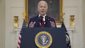 President Joe Biden speaks before signing a $95 billion Ukraine aid package that also includes support for Israel, Taiwan, and other allies, in the State Dining Room of the White House, Wednesday, April 24, 2024, in Washington. (AP Photo / Evan Vucci)