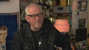 Chicago-based musician Jon Langford speaks with WTTW News about long relationship with Bloodshot Records. (WTTW News) Chicago-based musician Jon Langford speaks with WTTW News about long relationship with Bloodshot Records. (WTTW News)