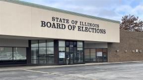 The Illinois State Board of Elections headquarters in Springfield. (Andrew Campbell / Capitol News Illinois)