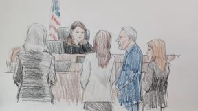 U.S. District Court Judge Virginia Kendall denied a defense motion for a mistrial on Nov. 30, 2023. (WTTW News) U.S. District Court Judge Virginia Kendall denied a defense motion for a mistrial on Nov. 30, 2023. (WTTW News)